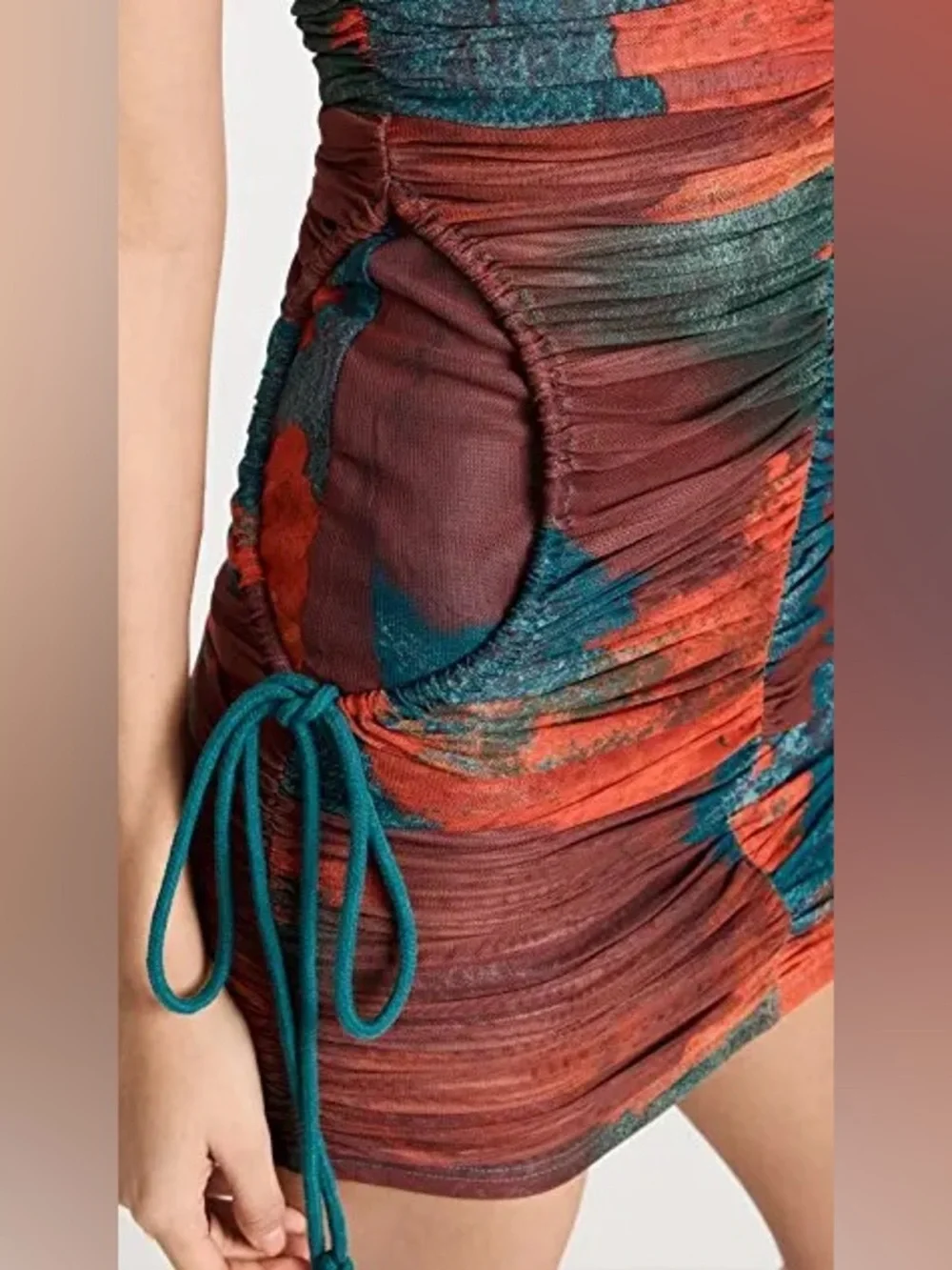 Andrea Iyamah Kasi Mesh Mini Dress ~ Size XS ~ NWT - Picture 5 of 10